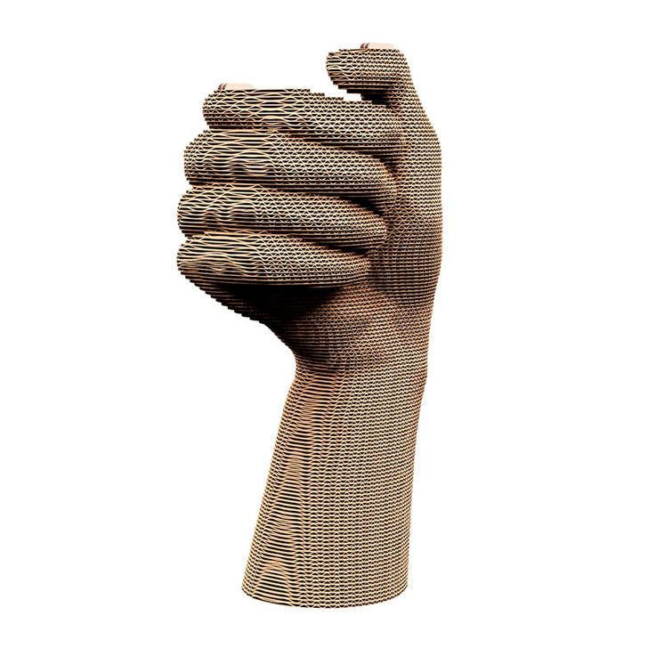Cartonic Hand Vase Model