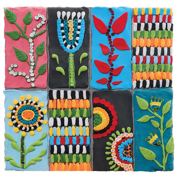 OKTO Patchwork Garden Clay Paint Set