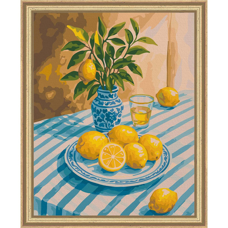 Schipper Lemon Still Life Kit & Frame Paint by Number Kit