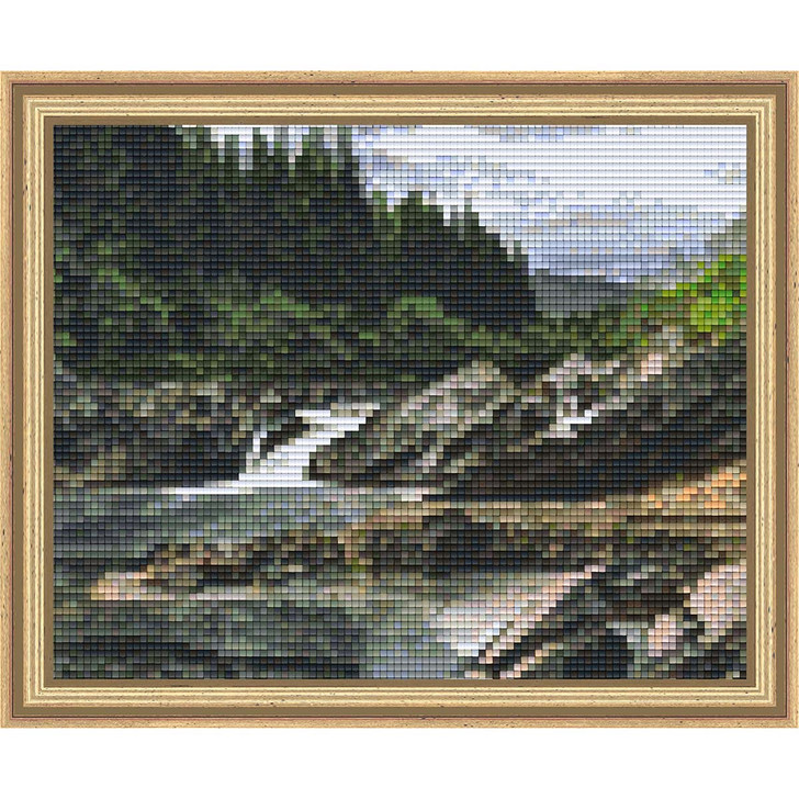 PixelHobby River Orchy Kit & Frame Mosaic Art Kit