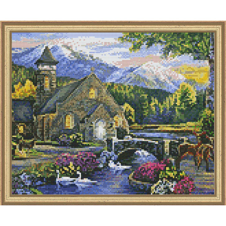 PixelHobby Beside Still Waters Kit & Frame Mosaic Art Kit