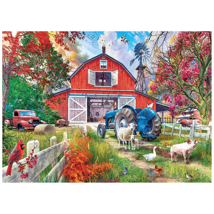 Rose Art Big Country Barn Jigsaw Puzzle