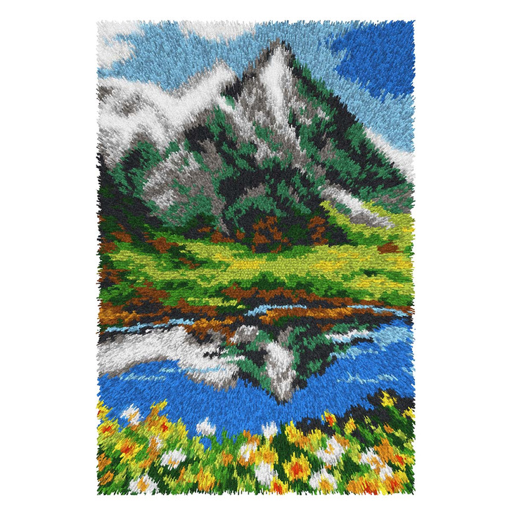 Orchidea Mountain Landscape Latch Hook Kit