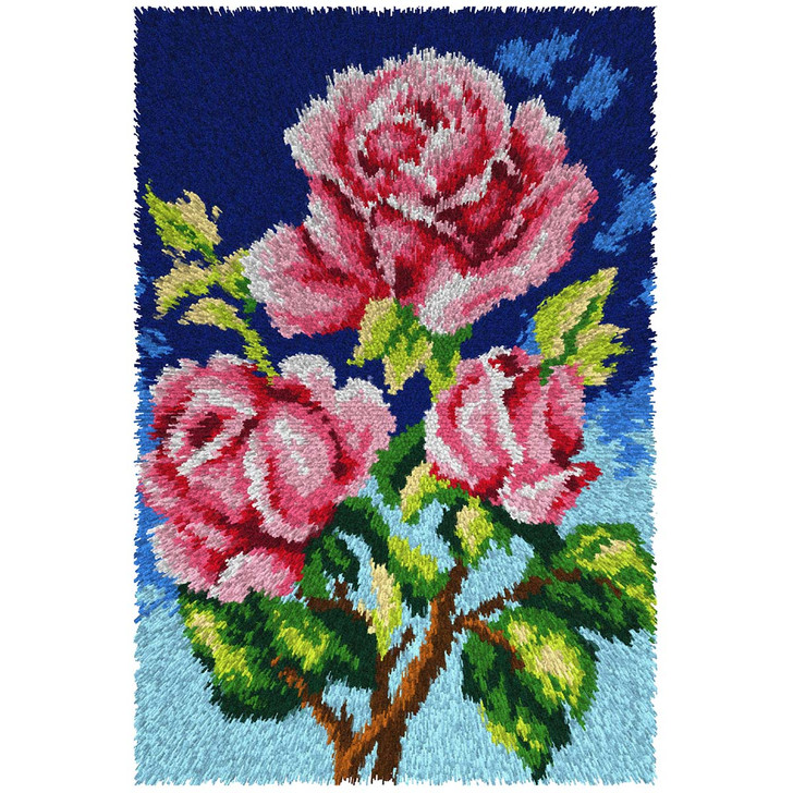Orchidea Roses Trio Latch Hook Kit