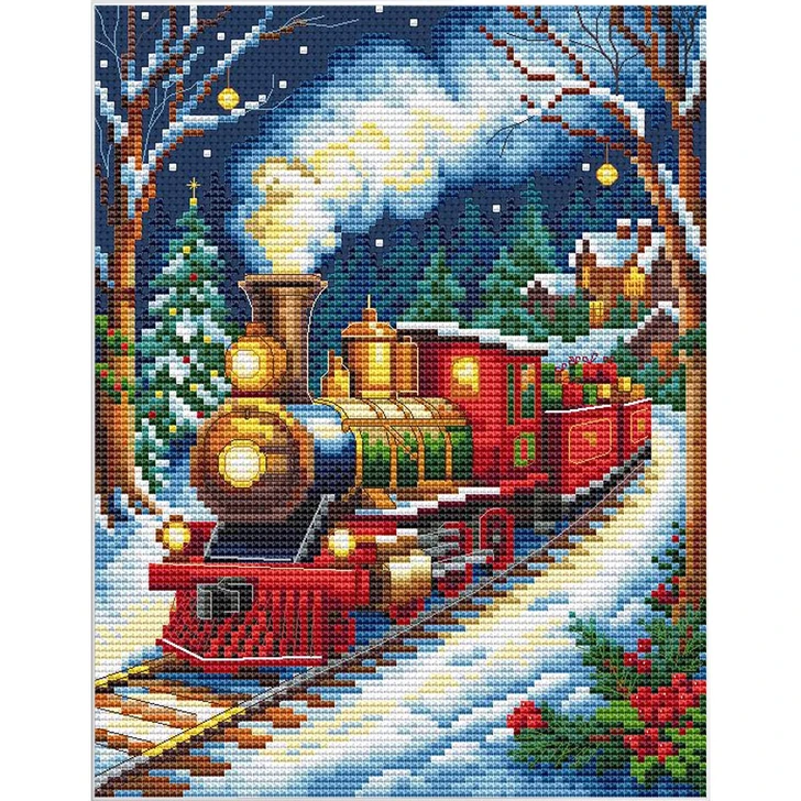 RTO Santa Express CCS Counted Cross-Stitch