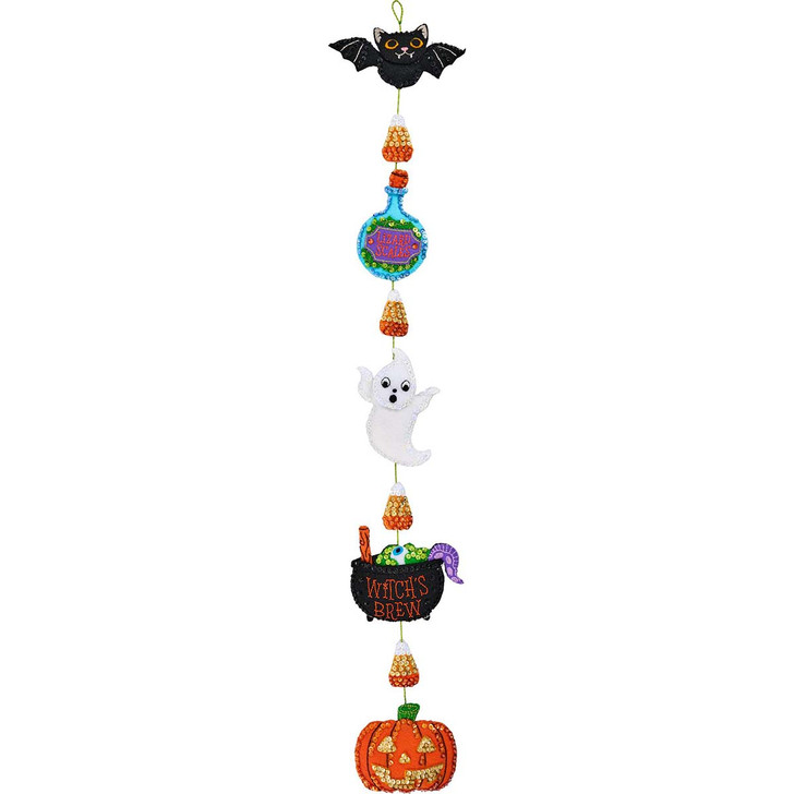 Bucilla Spells & Sweets Garland Felt & Sequin Kit