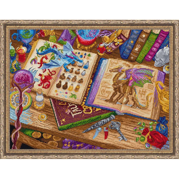 Letistitch Dragon Studies Kit & Frame