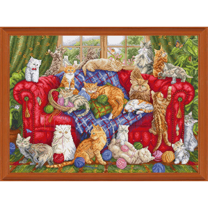 Letistitch Meow Manor CCS Counted Cross-Stitch Kit