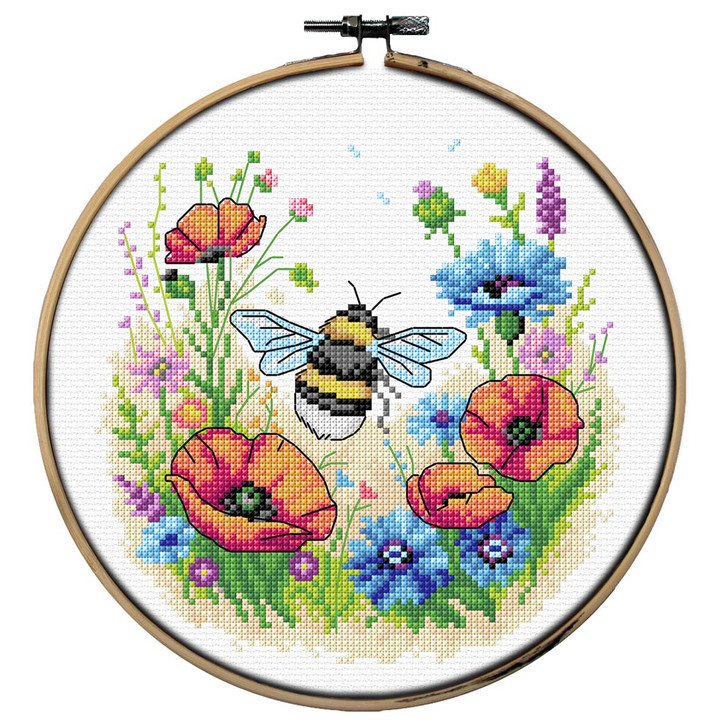 Orchidea Bumblebee Counted Cross-Stitch Kit