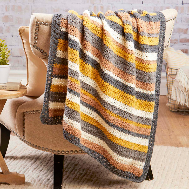 Herrschners Cozy Throw Crochet Kit