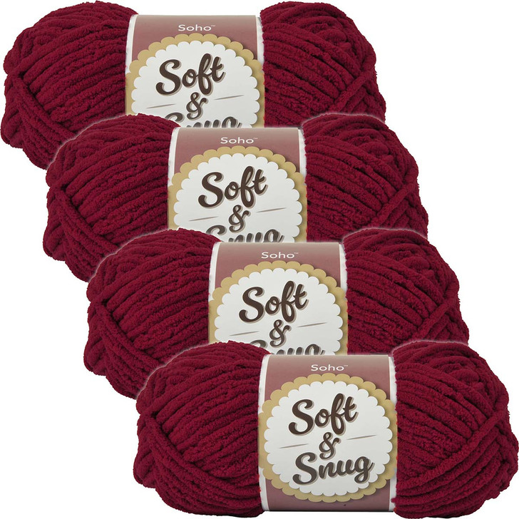 Soho Soft & Snug-Bag of 4 Yarn Pack