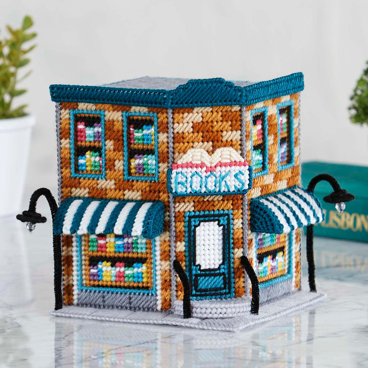 Herrschners Corner Bookstore Plastic Canvas Kit