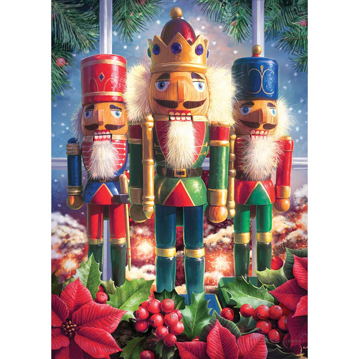 Diamond Art Club Three Nutcrackers Diamond Painting