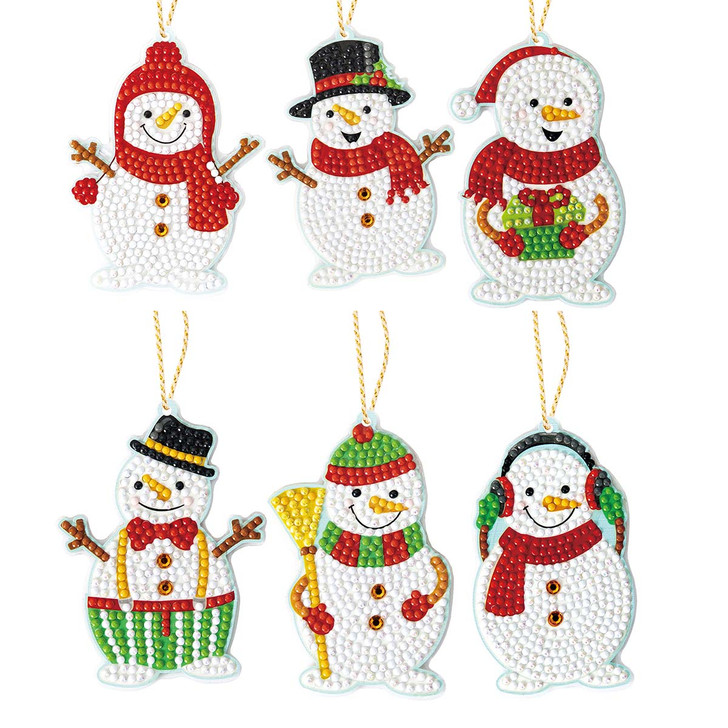 Diamond Dotz Holly Jolly Snowman Decorations Diamond Painting