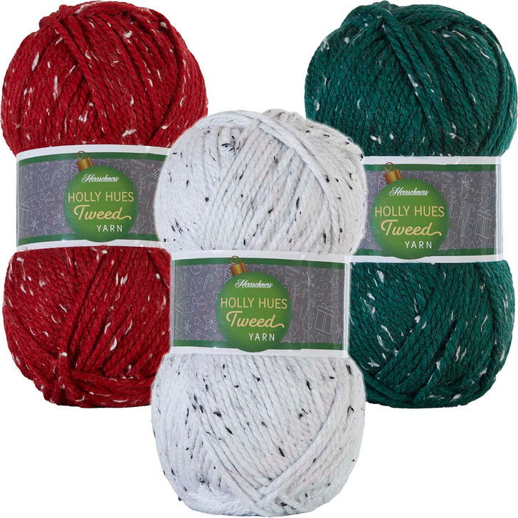 Herrschners Holly Hues Tweed Palette Yarn Pack