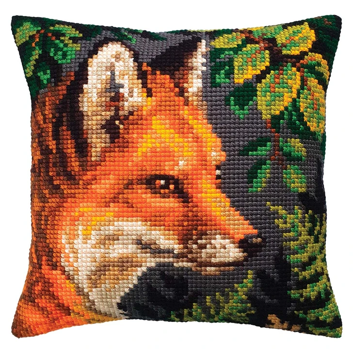RTO Fox Pillow Cover Needlepoint Kit