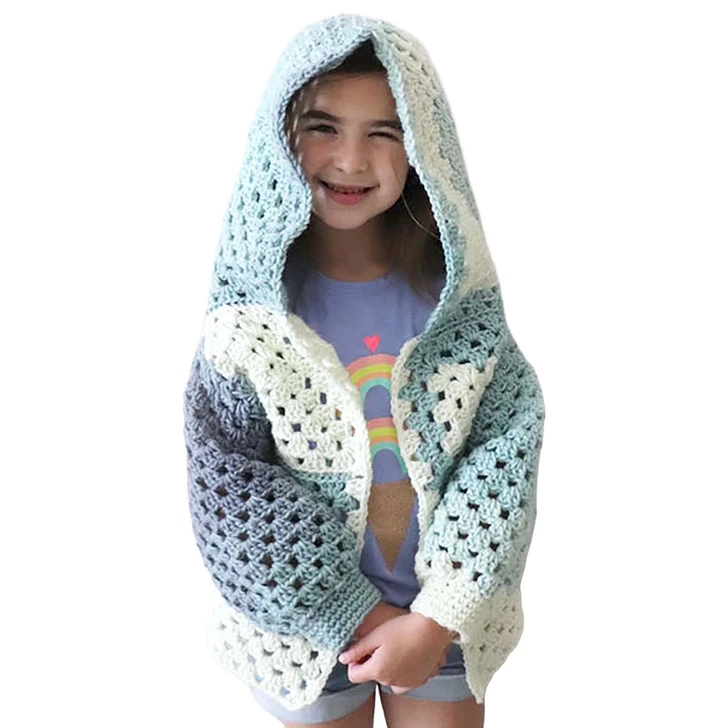 Caron Granny Jacket Crochet Kit