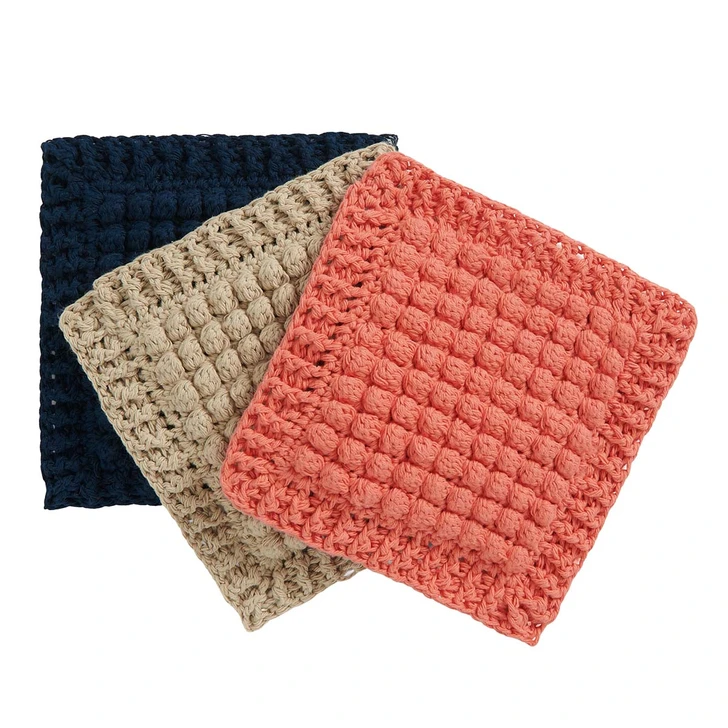 Lily Fall Colors Hot Pads Crochet Kit