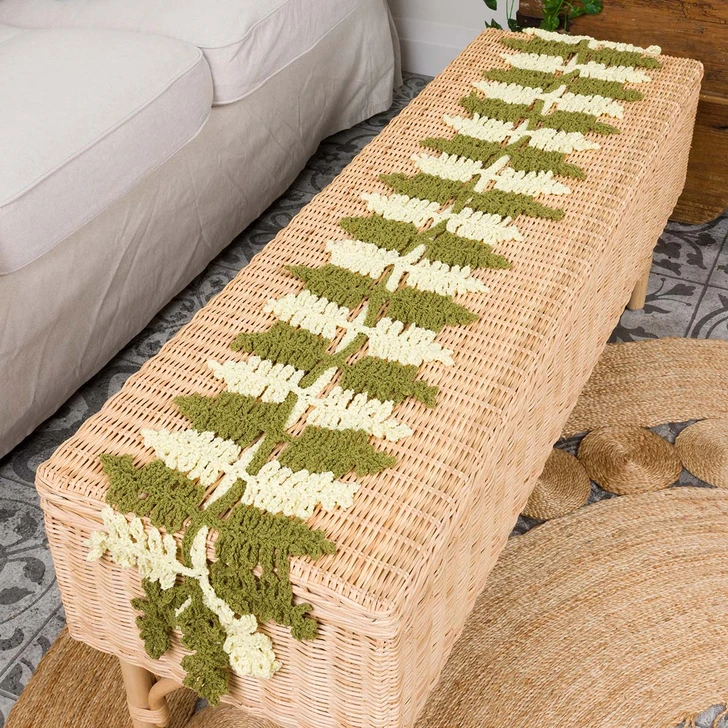 Bernat Fern Table Runner Crochet Kit