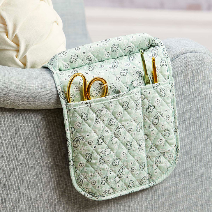 Herrschners Petite Paisley Quilted Armchair Organizer Accessory