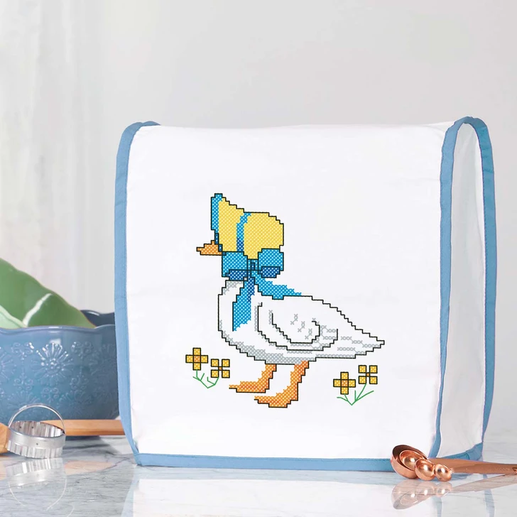 Herrschners County Goose Mixer Cover Stamped Cross-Stitch Kit