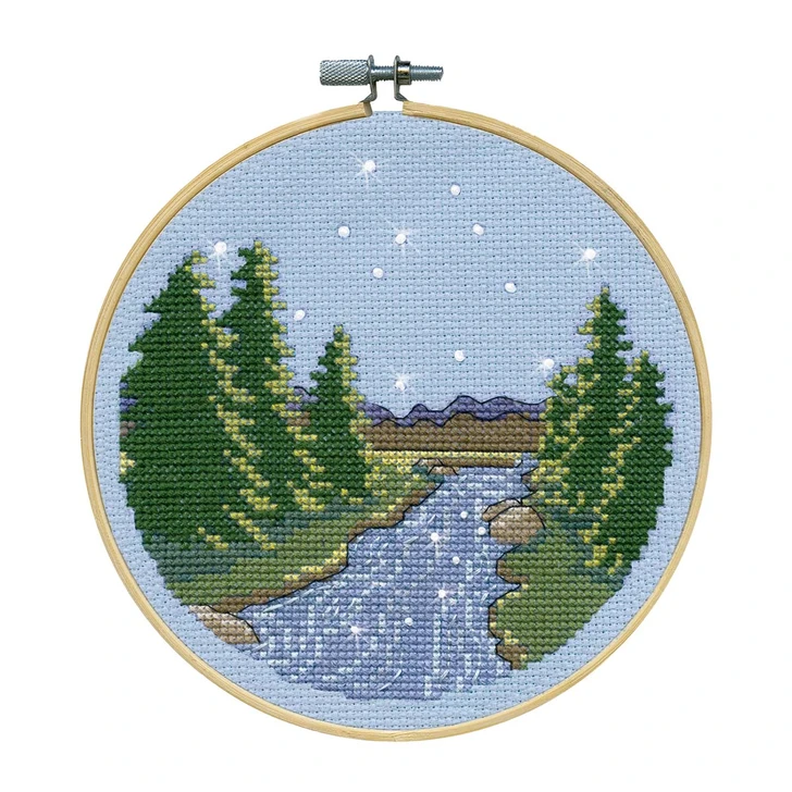 Design Works Starry Night Counted Cross-Stitch Kit