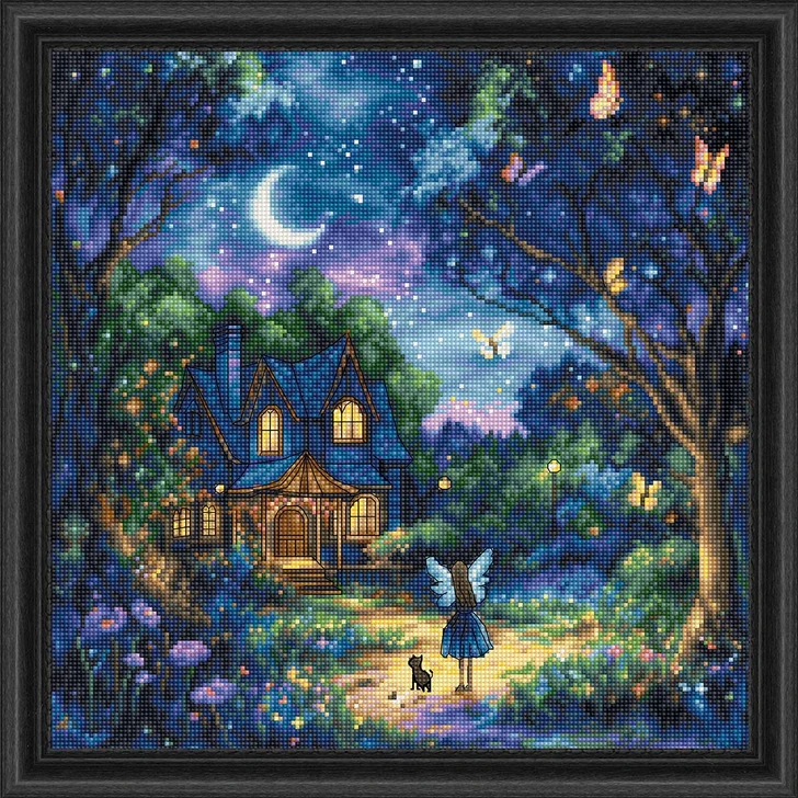 Letistitch Luna's Garden Counted Cross-Stitch Kit
