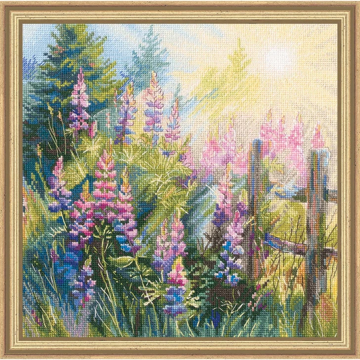 RTO Lupine Summer Counted Cross-Stitch Kit