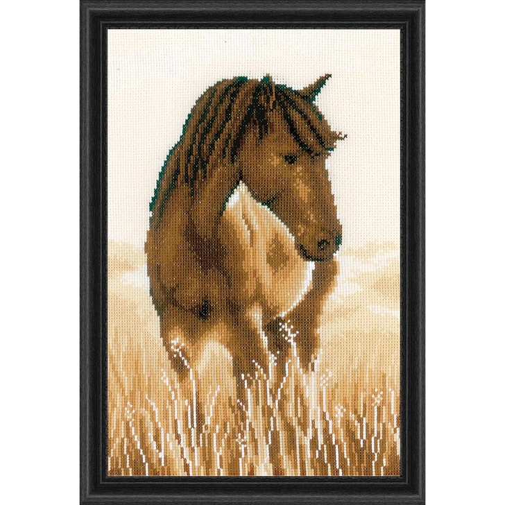 Vervaco Horse Kit & Frame Counted Cross-Stitch Kit
