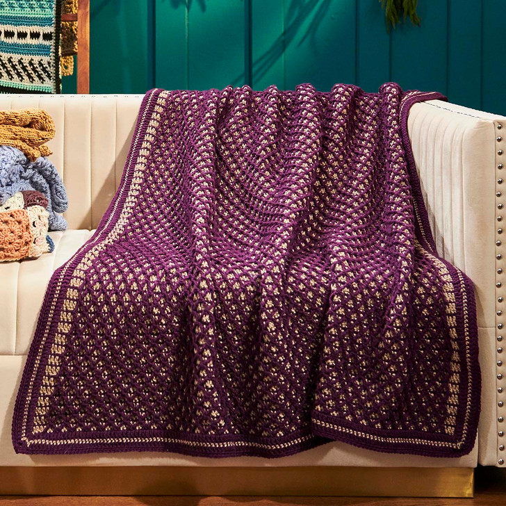 Premier Below the Fade Throw Crochet Kit