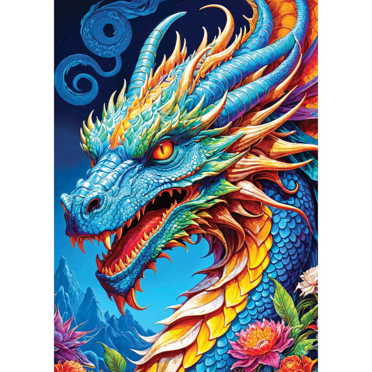 Enjoy Blue Dragon Jigsaw Puzzle