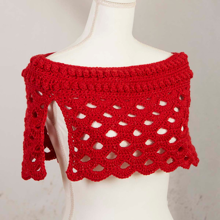 Herrschners Ruby Winter Capelet Yarn Pack