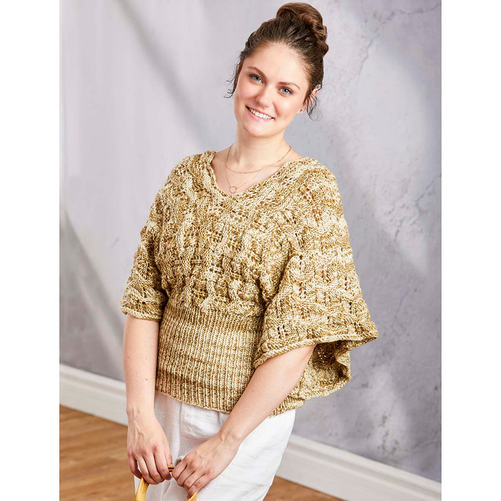 Herrschners Sand & Shoreline Dolman Knit Kit