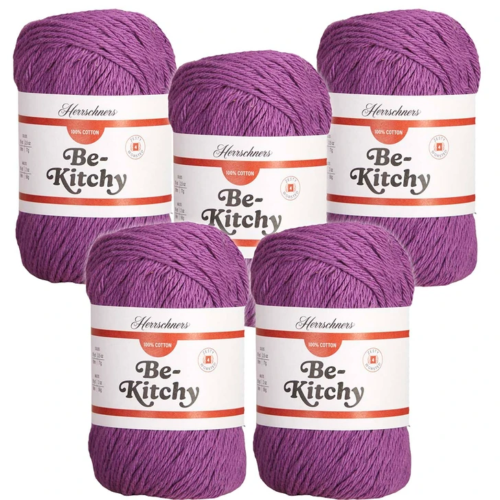 Herrschners Be-Kitchy-Bag of 5 Yarn Pack