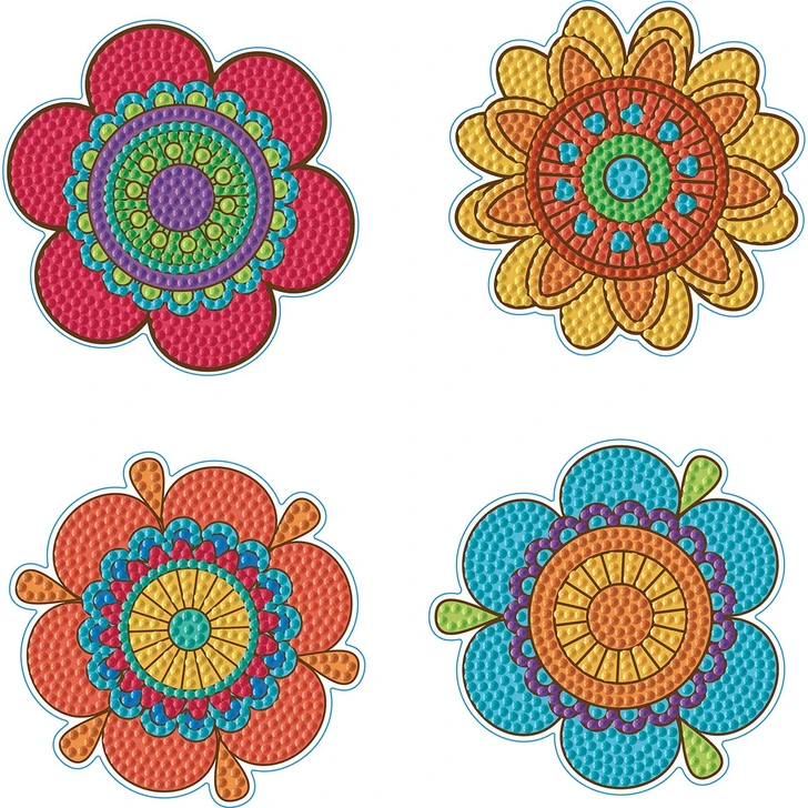 Diamond Dotz Hippy Brights Coasters Diamond Painting