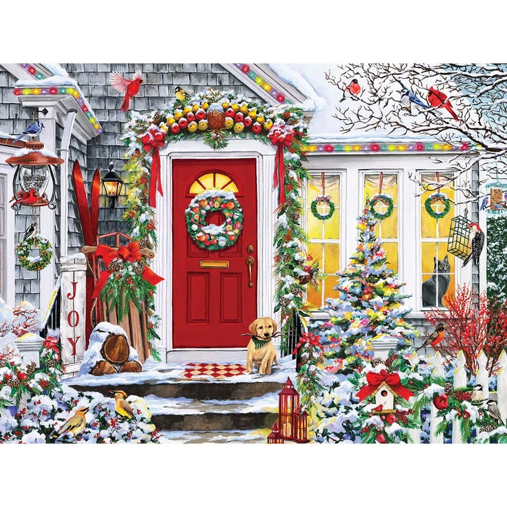 White Mountain Winter Welcome Jigsaw Puzzle