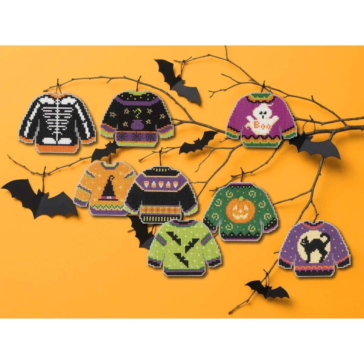 Herrschners Halloween Sweater Ornaments Free Download