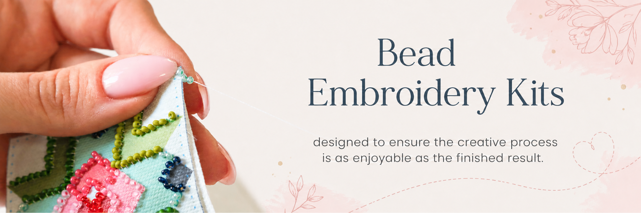 Bead Embroidery Kits designed to ensure the creative process is as enjoyable as the finished result.