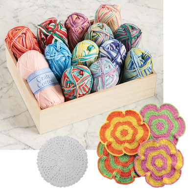 The best Cotton yarn for making dishcloths — Sum of their Stories Craft Blog