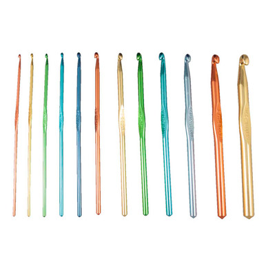 Boye Steel and Aluminum Crochet Hook Sets, 6 Different Sets, Steel Hook  Sets, Aluminum Hook Sets, 