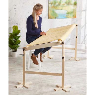 Elbesee Cerchio da Ricamo in Legno da 12 cm di Diametro con Chiusura a Vite in Metallo, Nessun Colore, 13x13x1 cm