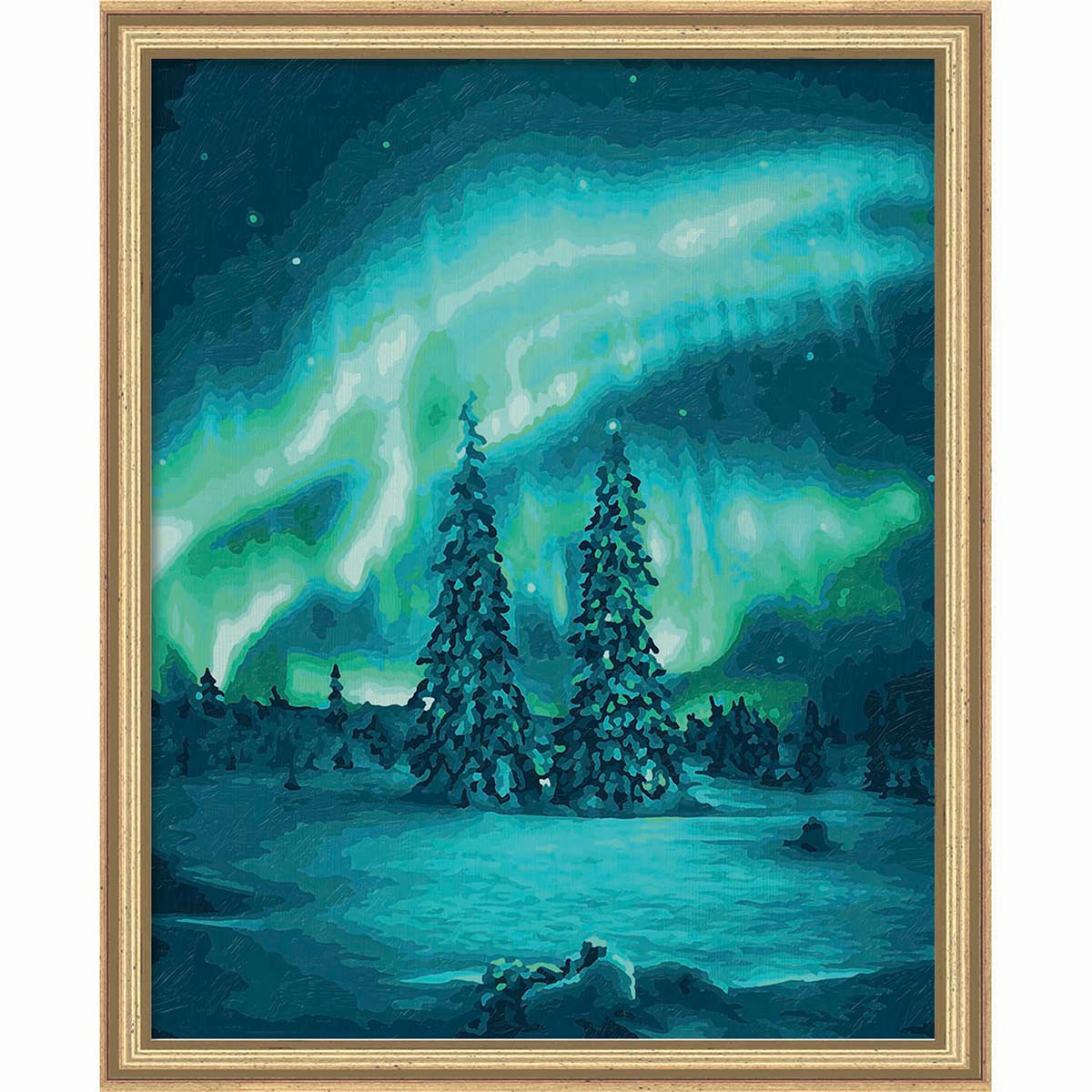 ネイタルデザイン38explore 38灯 SOTE ver. AURORA Schipper Northern Lights Paint by Number Kit