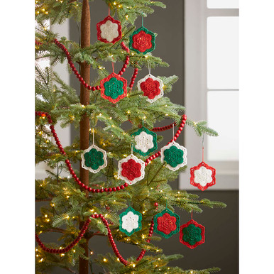 Herrschners Vintage Motif Christmas Ornaments Crochet Kit