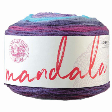 Lion Brand Yarn lion brand yarn mandala yarn, multicolor yarn for  crocheting and knitting, craft yarn, 3-pack, centaur