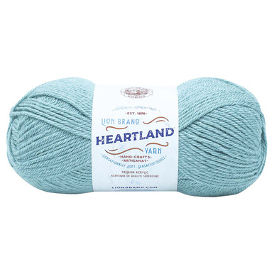 Lion Brand Yarn HEARTLAND #4 Worsted Yarn Skein Multiple Colors