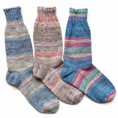 Premier Cotton Collage Socks Knit Yarn Kit