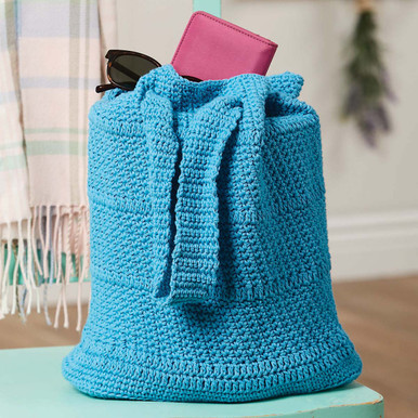 Village Yarn Square on Square Tote Knit Kit