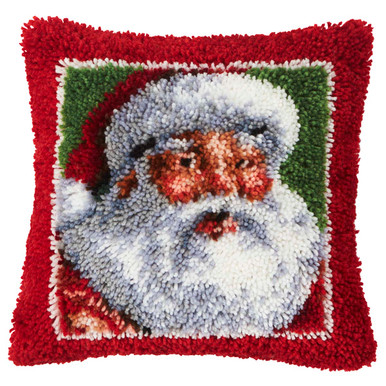 Ho Ho Santa Latch Hook Pillow Kit