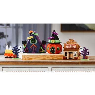 Herrschners Halloween Village ll Plastic Canvas Kit