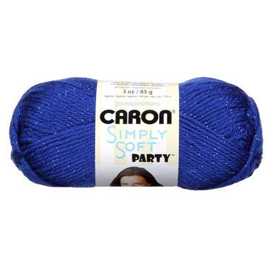 Caron Simply Soft Party Yarn - Silver Sparkle